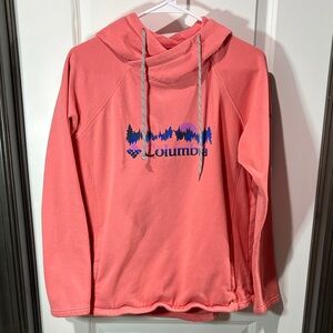 Columbia Coral Hoodie with Blue Logo